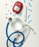 Diabetes disease concept. Rules of a healthy lifestyle.